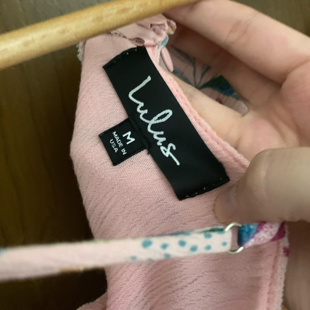 Lulu’s Tropical Print Mini Dress - Picture 5 of 6